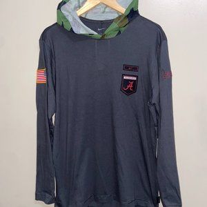 Nike Alabama Crimson Tide Football Salute to Service Hoodie Shirt Men DQ2120